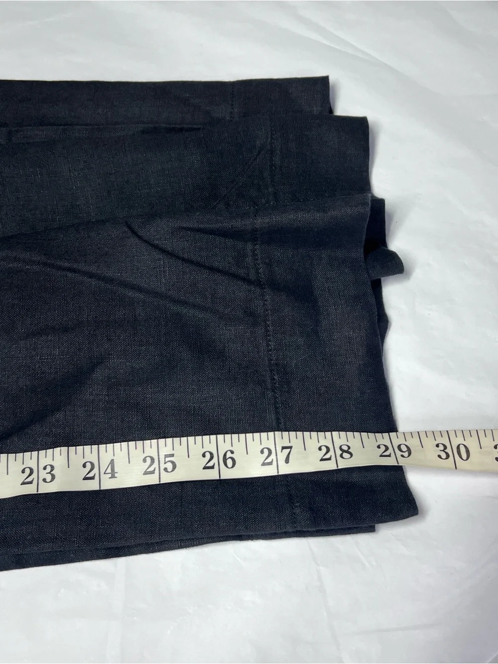 Everlane The Linen Way-High Drape Pant Black Wide Leg Classic Trousers Sz 4 NWT